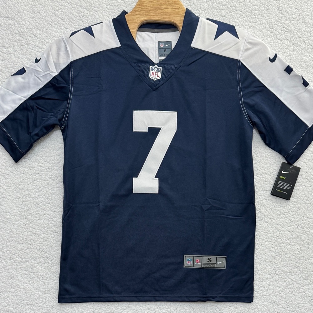 NEW Stitched Cowboys Jersey #7 Trevon Diggs Thanksgiving Edition Mens Small